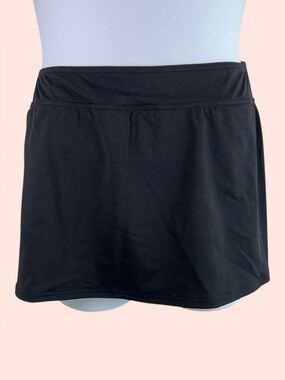 Lands’ End Women’s 14 Black Swim Skirt
